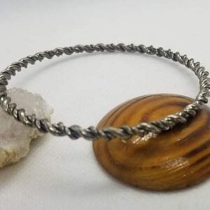 Barbed wire twisted‎ bracelet